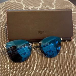 Fendi Blue cat eye Sunglasses